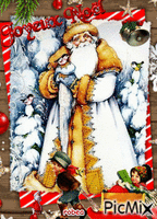 Cadre de Noël Gif Animado