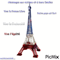 Tour Eiffel animirani GIF