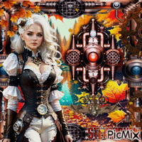 Herbst Steampunk Animiertes GIF
