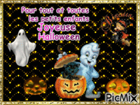 Joyeuse Halloween pour tout et toutes les enfants ♥♥♥ animovaný GIF