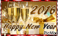 New Year's Eve 2016 - Gratis geanimeerde GIF