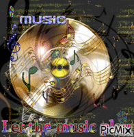 let the music play - Безплатен анимиран GIF