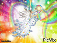 The Changer Rainbowangel help changing your energies to a higher level. - Безплатен анимиран GIF