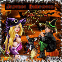Joyeux Halloween pour toi Madeleine ♥♥♥ animeret GIF