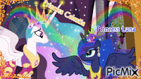 Celestia & Luna - GIF animado gratis