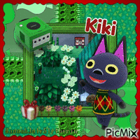 {♪}Kiki the Cat in Green & Red Accents{♪}