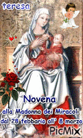 Novena alla Madonna dei Miracoli dal 28 febbario all' 8 marzo - Безплатен анимиран GIF