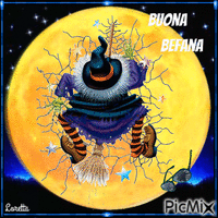 Buona befana - Бесплатный анимированный гифка