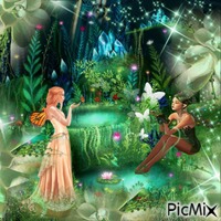 fairy pond - Ingyenes animált GIF