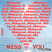 Miss you - Бесплатный анимированный гифка