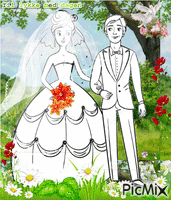 Wedding animowany gif