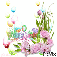 happy easter Animiertes GIF