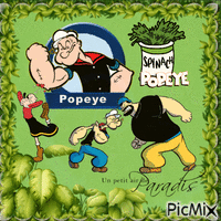 olivia & popeye - Bezmaksas animēts GIF