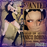 Nico Robin Animiertes GIF
