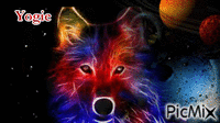 loup de feu - Darmowy animowany GIF