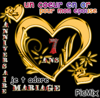 anniversaire  mariage Animated GIF