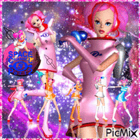 Space Channel 5...concours анимиран GIF