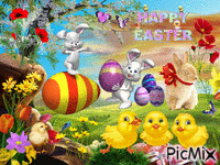 Happy Easter! 🐰🐇🐔🐓🐣🐤🐥🌺🌼🥚