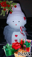 My Handmade Snowman - Ingyenes animált GIF