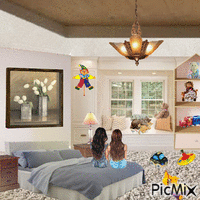Kinderzimmer animuotas GIF