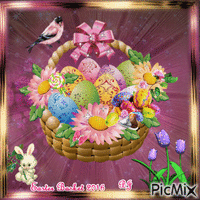 Easter Basket animovaný GIF