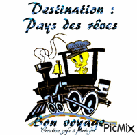 Destination Pays des rêves анимирани ГИФ