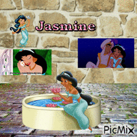 Jasmine animuotas GIF