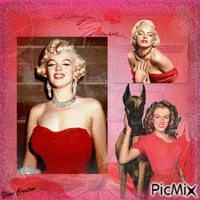 Concours : Marilyn Monroe en rouge