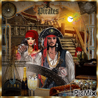 pirates - Gratis animerad GIF