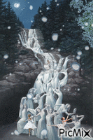 Baile del agua animasyonlu GIF