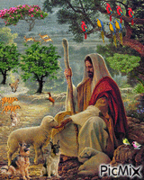 Chúa Giêsu,mục tử nhân lành - Darmowy animowany GIF