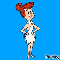Wilma Flintstone анимированный гифка