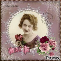 Portrait Vintage - GIF animado gratis