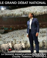 Macron animovaný GIF