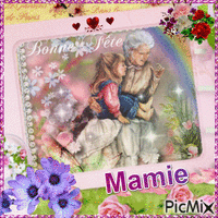 Bonne Fête à toutes les Mamies - Δωρεάν κινούμενο GIF