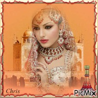 Femme indienne - 無料png