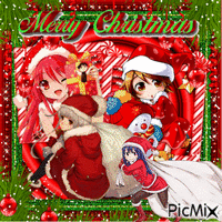 Christmas - Manga - GIF animé gratuit