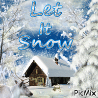 Let it snow - Gratis animeret GIF