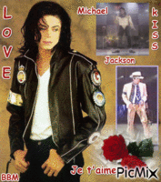 Michael Jackson par BBM animeret GIF