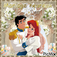Mariage heureux GIF animado