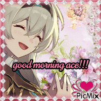 morning ace!!!💖 アニメーションGIF