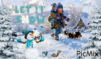 Snow Day - GIF animé gratuit