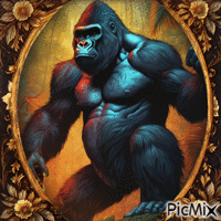 Gorilla - Darmowy animowany GIF