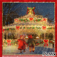 Beautiful Christmas Lights - GIF animé gratuit