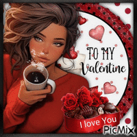 To My Valentine animasyonlu GIF