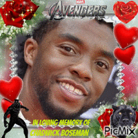 In Loving Memory of Chadwick Boseman animeret GIF