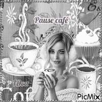 Pause café GIF แบบเคลื่อนไหว