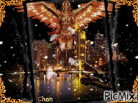 Angel in the city Laurachan - Ücretsiz animasyonlu GIF