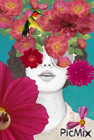 Cosa de flores Animated GIF
