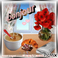 Bonjour 78 - Zdarma animovaný GIF